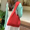 Sweet Knitted Tote Bag Breathable Seaside Vacation Handbag Trendy Crochet Shoulder Bag  Spring