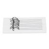European Lure Straight Needle Feeder Rig Carp Fishing Hook with Barbs Durable Anti-rust Alloy Copper Hooks for Freshwater Saltwater Bait 12#(8pcs)