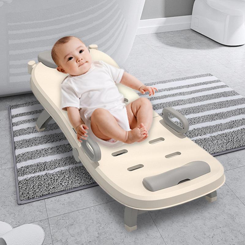 Children Shampoo Chair Adjustable Hair Washing Lying Seat For Kids Portable Baby Shampoo Recliner Foldable Toddler Head Hair