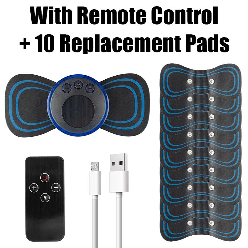 

Мини Портативный EMS Массажер для Шеи Электрический Вытяжитель Шеи для Боли в Шейных Мышцах Массажная Накладка Облегчение и Расслабление Плеч