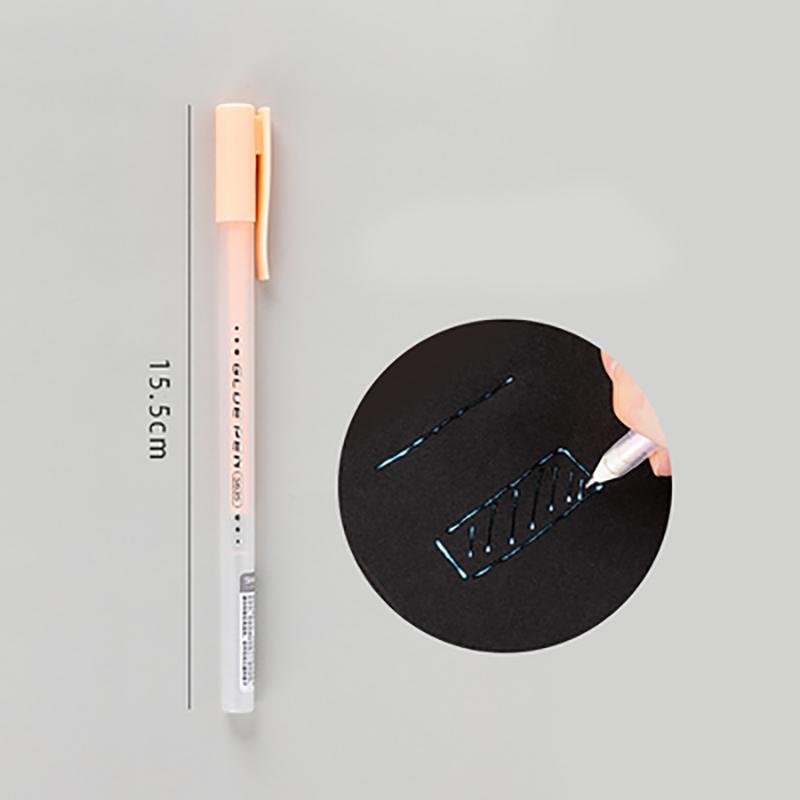 Fester Klebestift in Stiftform, Bonbonfarbe, schnelltrocknend, hohe Viskosität, kreatives Studenten-Schreibwaren