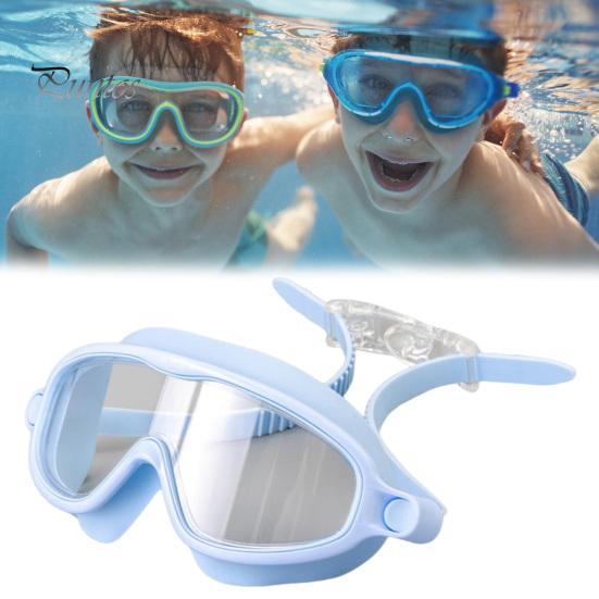 Kids Swim Goggles Anti-Fog UV Protection Leak-Proof Pool Swimming Goggles with Nose Clip Earplugs for Boys Girls Youth Toddler 3-15 Years