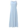 Women's Fashion Casual Colour Sleeveless Cotton Linen Pocket Dress