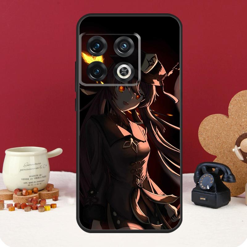 Hu Tao Genshin Impact Cover For OnePlus Nord 4 CE 3 2 Lite N30 N20 N10 OnePlus 10T 8T 13R 12R 13 12 11 10 Pro Case
