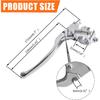 Silver Left Brake Handle Clutch Lever Perch For 98Cc 196Cc 6.5HP 5.5Hp Coleman CT200U BT200X Trail 200 CC100X CT100U Baja Motovox Mini Bike