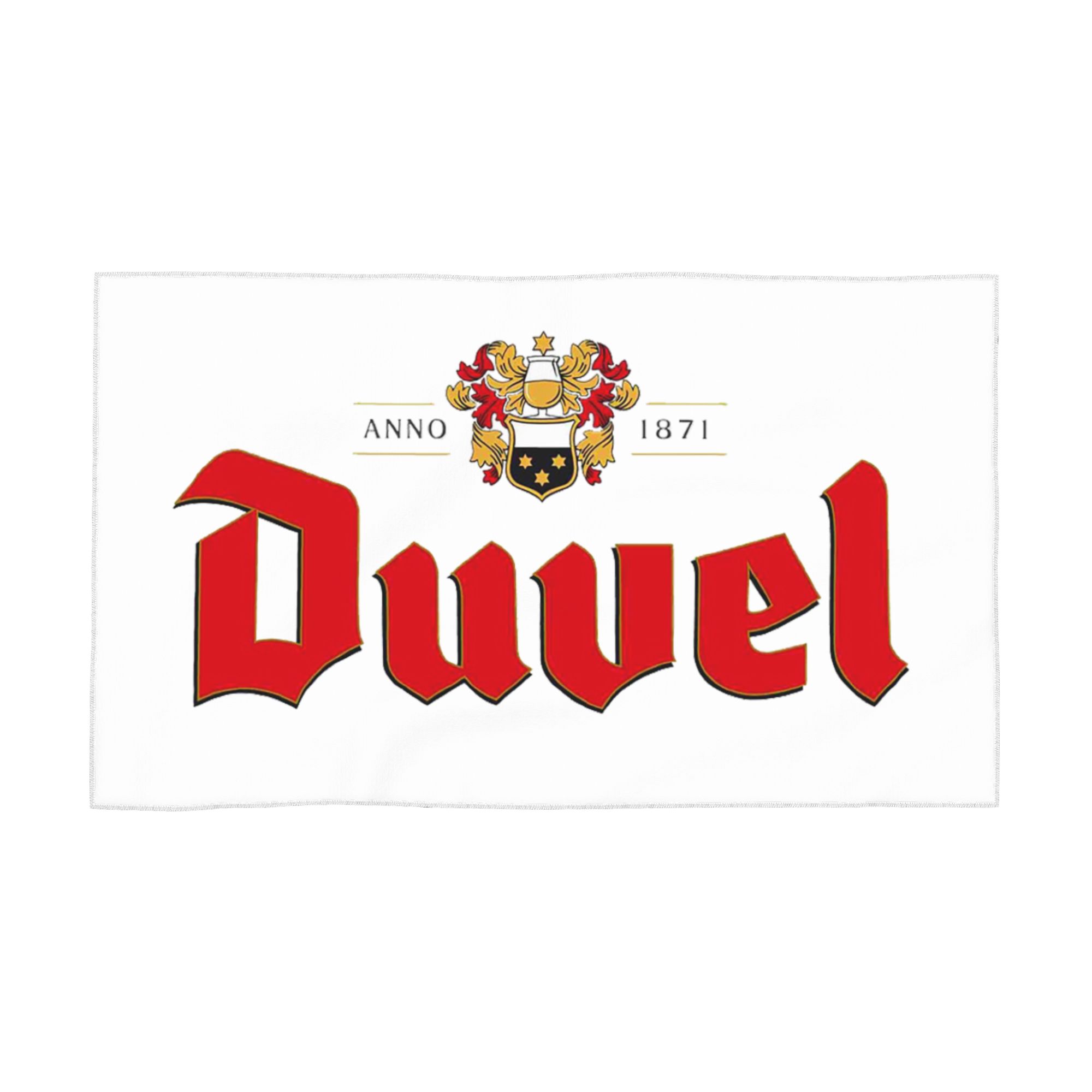 

Duvels Logo Soft Face Towel Quick Dry Pool Bath Cotton Towels Breathable W40*H60(CM)