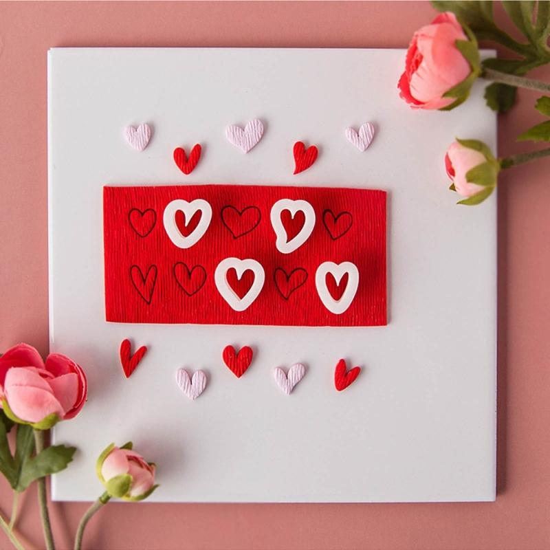 Heart Modelling Clay Earring Mold Mini Heart Earring Jewelry Ornament
