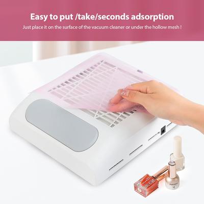 100pcs Nail Dust Collector Filter Dustproof Replace Nail Vacuum Clean Filter Paper Non Woven Fabric Cotton Dust Accessory
