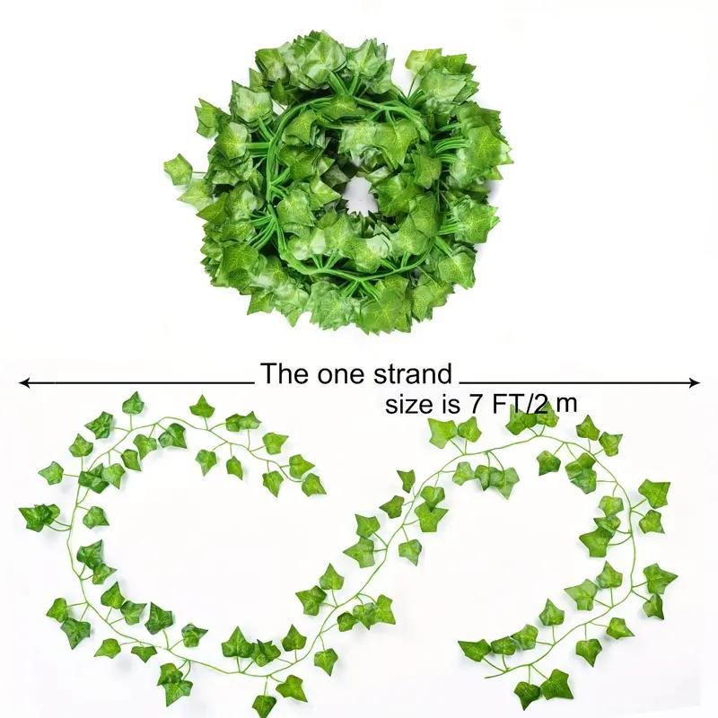 Simulated Plant Ivy Vine, Artificial Flowers, Plastic Leaves, Small Leaves, Decorative Vines