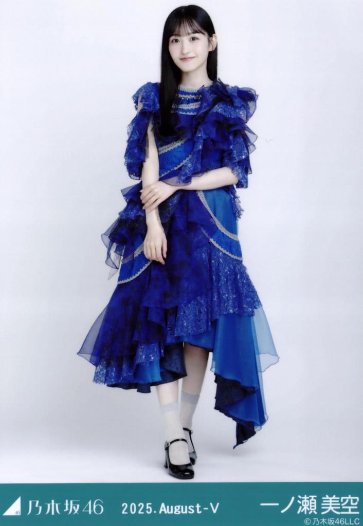 Nogizaka46 Raw Photo August 2025 13th BD Live Costume 2 3-piece Set Ichinose Misora