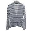 Armani Exchange Border Langarm Revers Strickjacke XS weiß Damen Gebraucht