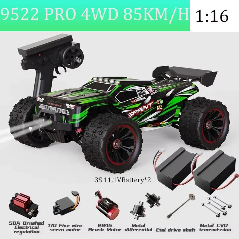 SCY9522PRO Super Brushless Motor Remote Control Car 85 km/h or 50 km/h High-Speed 4WD 1:16 Scale Model Racing Car Boy Toy Gift