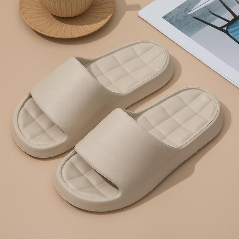 Summer Slide Slippers Women Men New Anti-Slip Bathroom Home Slippers Indoor House Shoes Shower Sandals