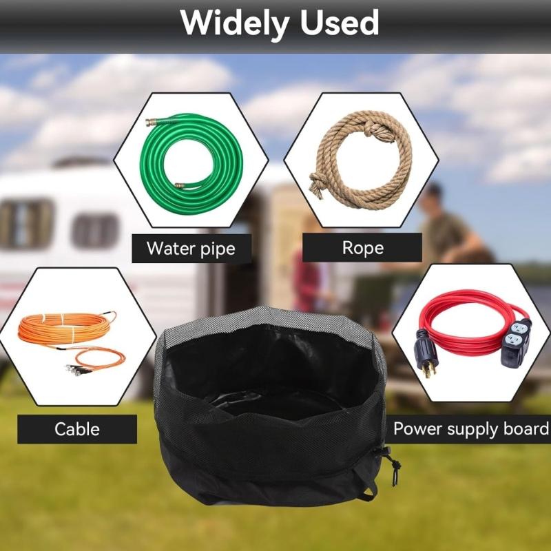 Organizador de Cabos para Veículo Recreativo à Prova d'Água Bolsa Bolsa de Armazenamento Resistente ao Fogo Para Acessórios Poliéster