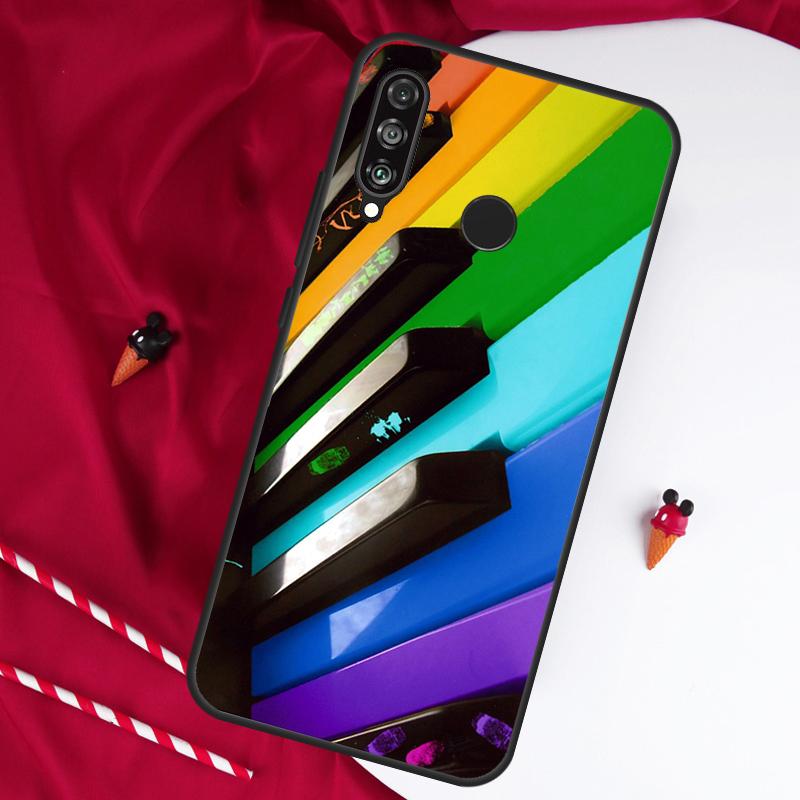 Klaviertasten Musikalisch Für Huawei Nova Y61 Y91 Y90 Y70 Y60 Y72 12s 12i 11i 7i 8i 9 10 SE P60 Pro P30 P40 Lite Hülle