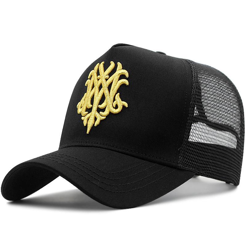 Summer baseball cap high top showing face small big head circumference sun hat sun hat net breathable hat
