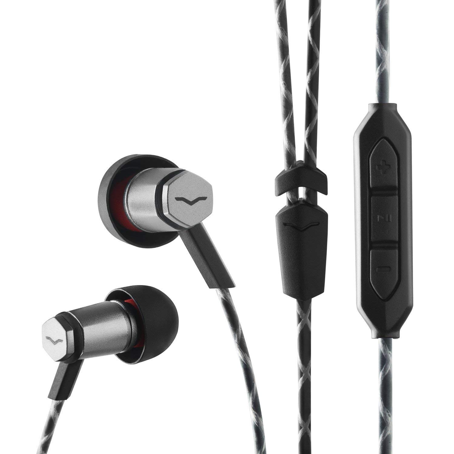 

V MODA Forza Metallo Headphones with 3 Button Remote Mic Samsung and Android Gunmetal Black - In-Ear & - Devices, FRZM-A-GUNBLACK