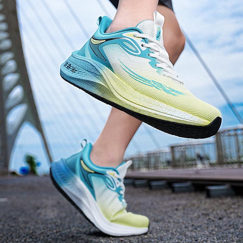 2025 New Running Shoes Shock Absorption Rebound Middle School Student Racing Running Shoes Sports Shoes Men's Jogging Shoes Soft Sole Versatile