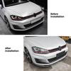 Volkswagen Golf 7 MK7 GTI R R-Line Front Bumper Lip Spoiler Trim Set (3 Pcs)