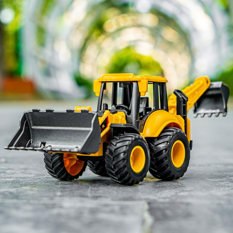 Children Inertia Driving Engineering Vehicle Simulation Excavator/Bulldozer/Dump Bucket Shovel Multifunction Car Model Boy Toy