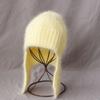 Soft Plush Ear Protections Faux Furs Cold Weather Cap Windproof Earmuffs Unisex Design Winter Earflap Hat Soft Knit Cap