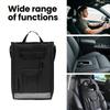 Backseat Organizer Back of Seat Car Organizer Bag Vehicle Accessories Storage Bag Black