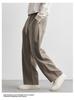Men's Spring/Summer Loose Straight Leg Ice Silk Trousers - Wide Leg Tencel Drape Casual Pants