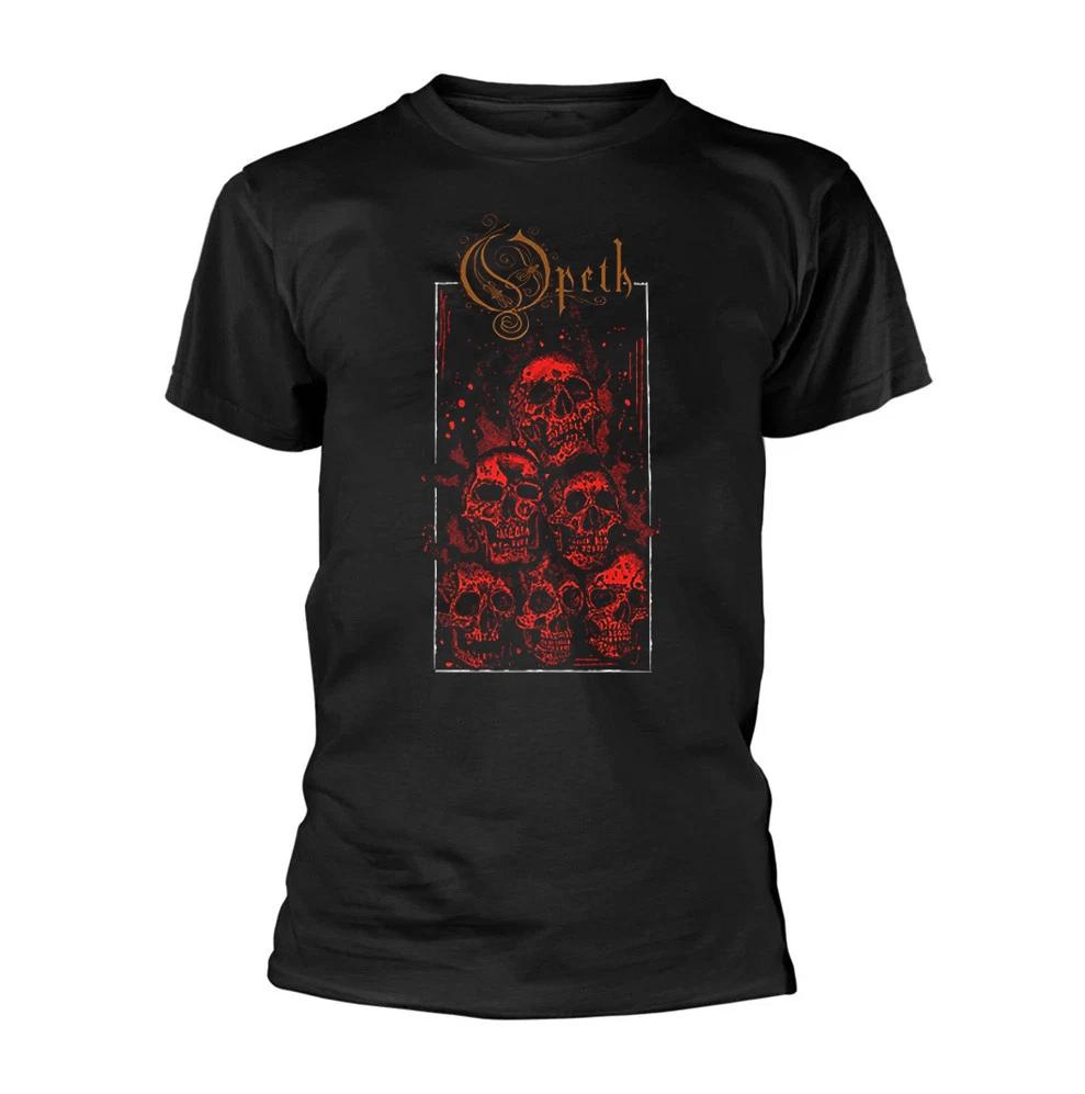 Opeth Skull Black Cotton All size S-5XL Unisex Shirt HL245 M