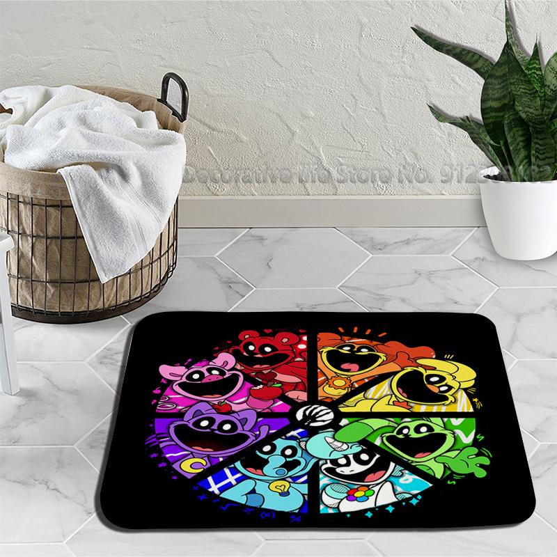 Gülümseyen Yaratık Zemin Banyo Paspas Catnap Dogday Kaymaz Halı Plaj Paspas Yatak Odası Mutfak Mat Hoş Geldiniz Ev Halı