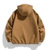 Jacket Men's Autumn Loose Windproof Waterproof Jacket Large Size Fattened Enlarged Hooded Outdoor Tooling Jacket