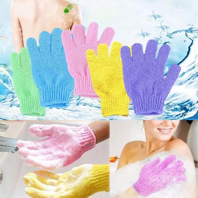 Zvlhčující mycí žínka na sprchování Exfoliační koupelové čisticí rukavice Koupelnové lázeňské produkty
