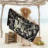Gta Customize Text Beach Towel Quick-Dry Soft Microfiber For Beach Bathroom Outdoor Swimming Pool Camping Picnic Yoga Diving Vacation Accessories