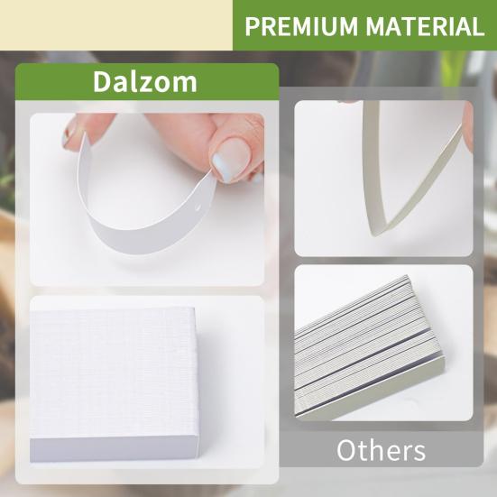 Plastic Plant Tags Reusable Plant Marker Pen Labels with Plant Name Tags Planter Label Stakes