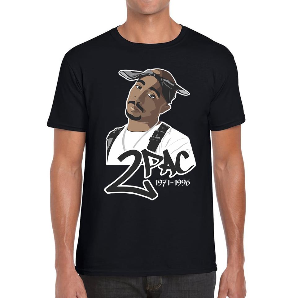 Vintage Tupac Shakur Unisex Mens T Shirt Womens Tops Tees XL