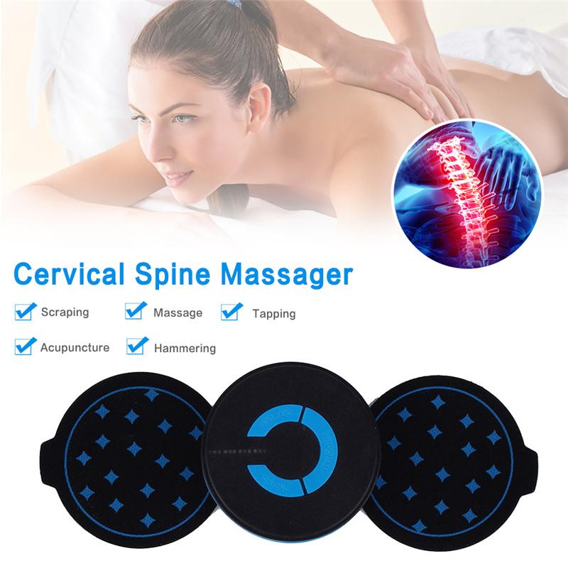 

Портативный мини-электрический массажер для шеи Стимулятор массажа шейки матки Облегчение боли