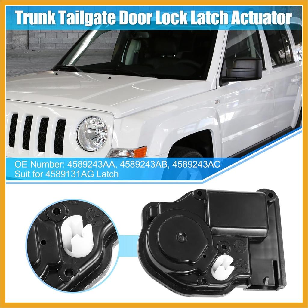 Trunk Latch Lock Actuator 4589243AA for Dodge Grand Caravan Journey Durango Nitro for Chrysler for Jeep Commander Grand Cherokee Liftgate Trunk Lid