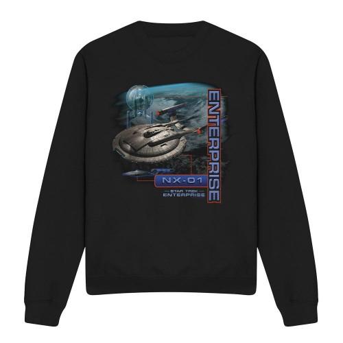 Star Trek Unisex Adult Enterprise NX 01 Sweatshirt