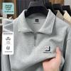 JEANSWEST LIFE Men's Loose Fit Stand-Up Collar Zipper Sweatshirt