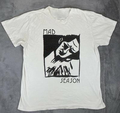 Vtg Mad Season Band Unisex Kurzarm T-Shirt, Größe S-4XL