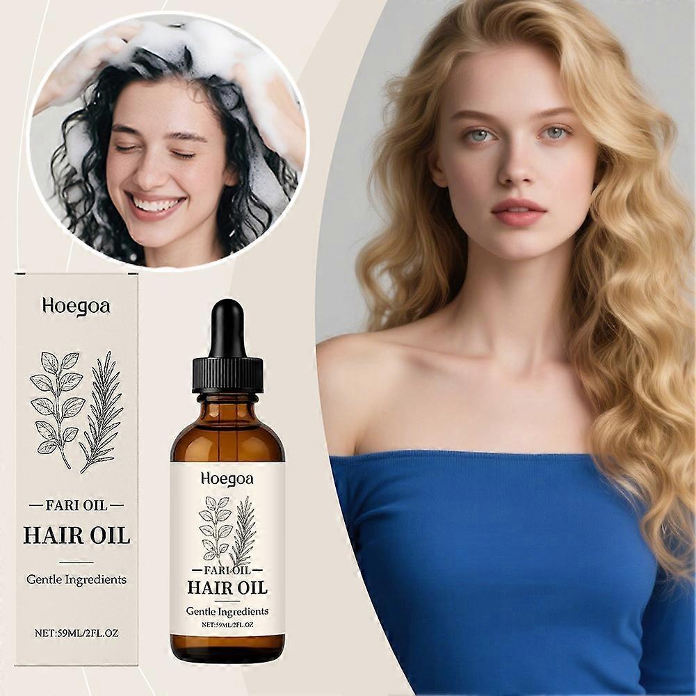 Fari Oil Hair Growth & Scalp Treatment, Botanical Scalp Oil with Herbal Infusion for Dry Scalp & Edges, Daily Nourishment for All Hair Types
