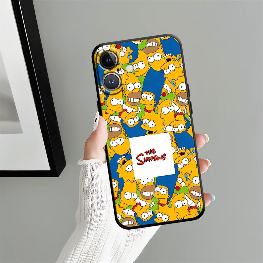 Funda Phone Cover Case for iPhone 13 Mini 12 14 17Air SE 7 8 17 16 Pro Max 11 X XS XR 15 Plus Fun S-simpsons