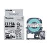 King Jim [Genuine] Tepra PRO Tape Cartridge Cleanly Peelable Label 9mm Transparent Label/Black Letters Length 8m ST9KE