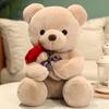 Adorable Rose Teddy Bear Plush Doll - Cute Large Pillow Toy for Girl's Birthday Gift
