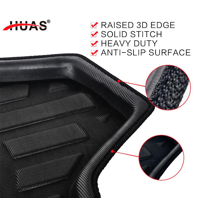 Car Rear Trunk Mat For Toyota RAV4 XA50 2019-2025 Luggage Waterproof Rug Cargo Boot Pad Liner Carpet Cover Interior Accessories
