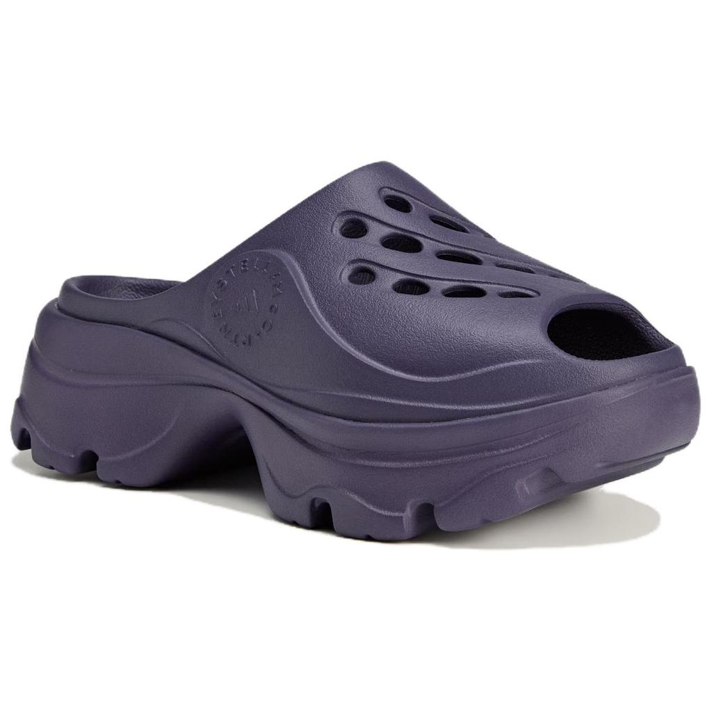 Adidas Stella McCartney Clog Fashion Comfortable Non-Slip Slide Sandals Women Footwear Deep-Purple IE8760
