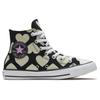 Converse Chuck Taylor All Star Hi Trendy Comfort Non-Slip Abrasion Resistant Lightweight High-Top Espadrilles Women's Black