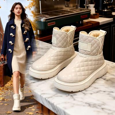 Thick-soled Snow Boots Women's New Winter Non-slip Velvet Thickened Warm Cotton Shoes Women's Shoes