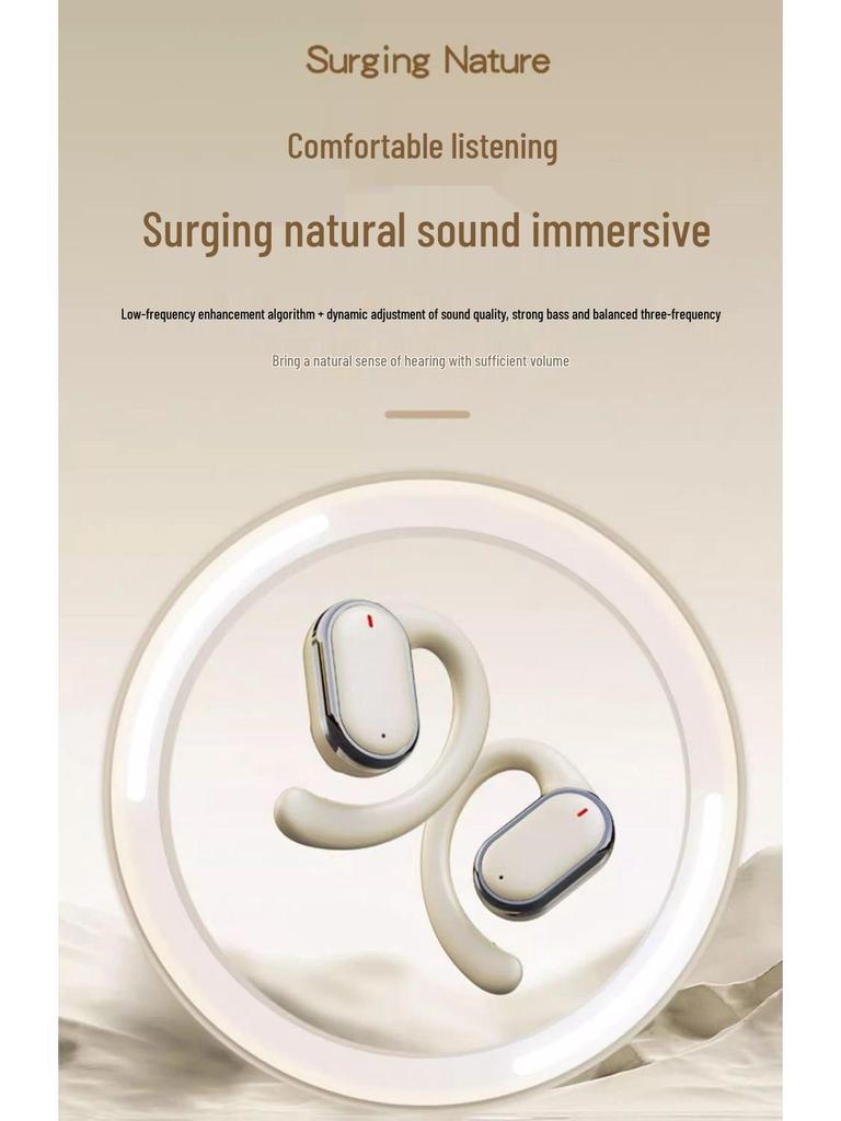 X93 Bluetooth 5.3 Ear-Hook: High Sound Quality, Comfortable Fit, Smart Display, Long Battery Life