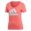 T Shirts Women's Pink Crew Neck Moderate DV3016