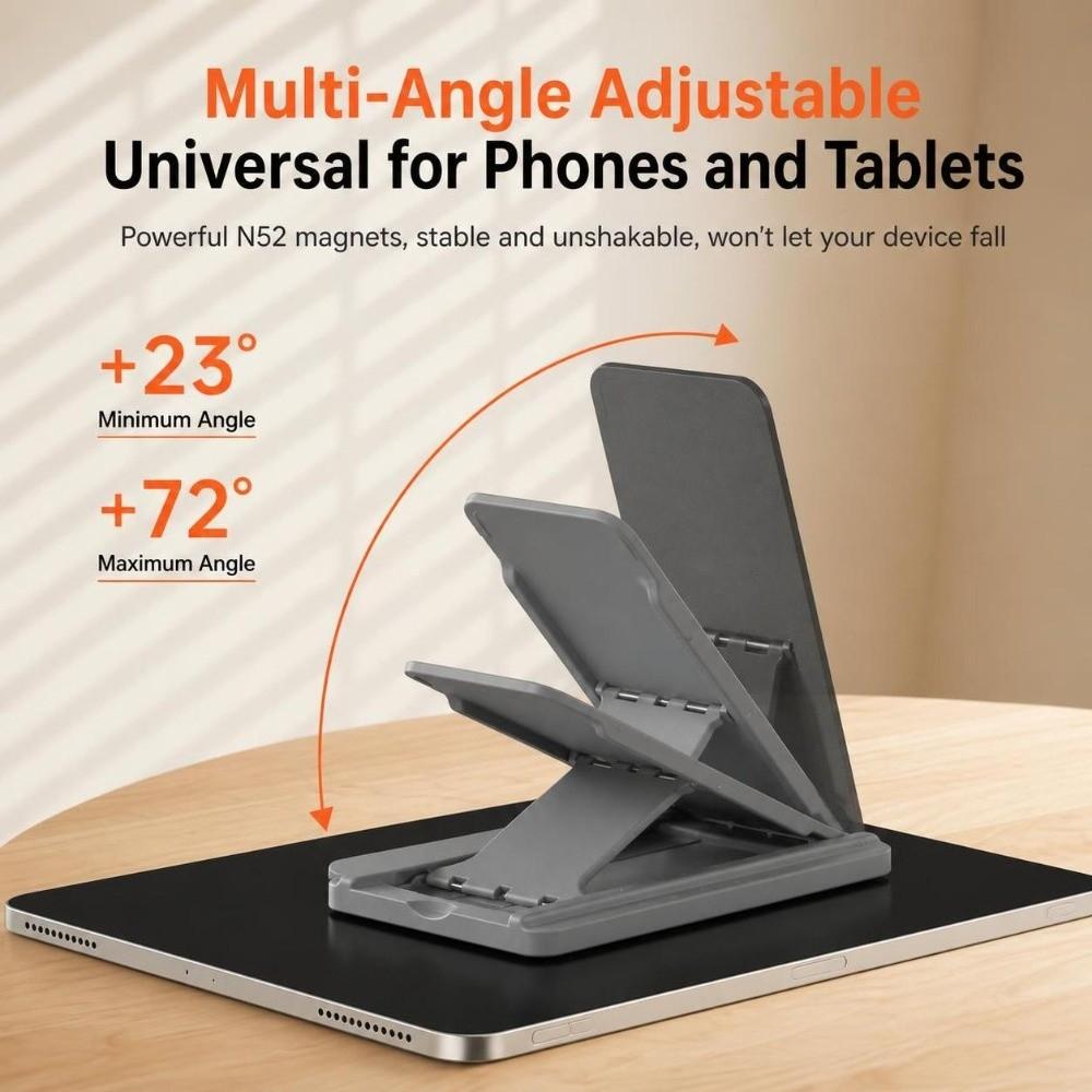 Multi-Angle Phone Kickstand Adjustable Angle E-Reader Bracket for iPad/iPhone Other Devices